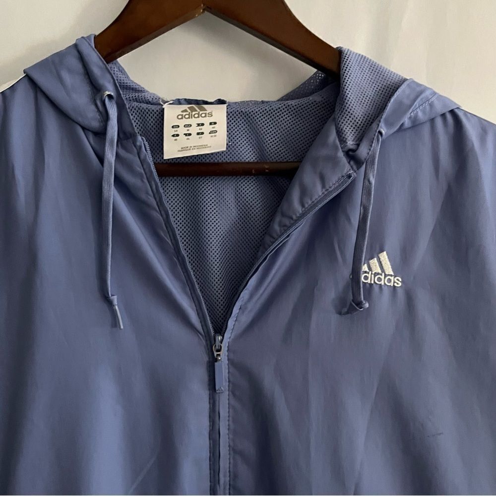 Adidas Purple Windbreaker Jacket - Picture 4 of 9